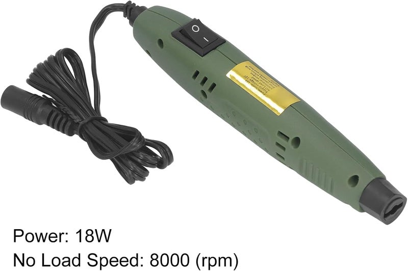 Chazcool Mini Pen Sander, P‑500‑15 Mini Power Sander, DIY Sanding Pen Polishing Machine for Grinding Polishing Surfaces Grooves, US Plug 100‑240V - Image 5